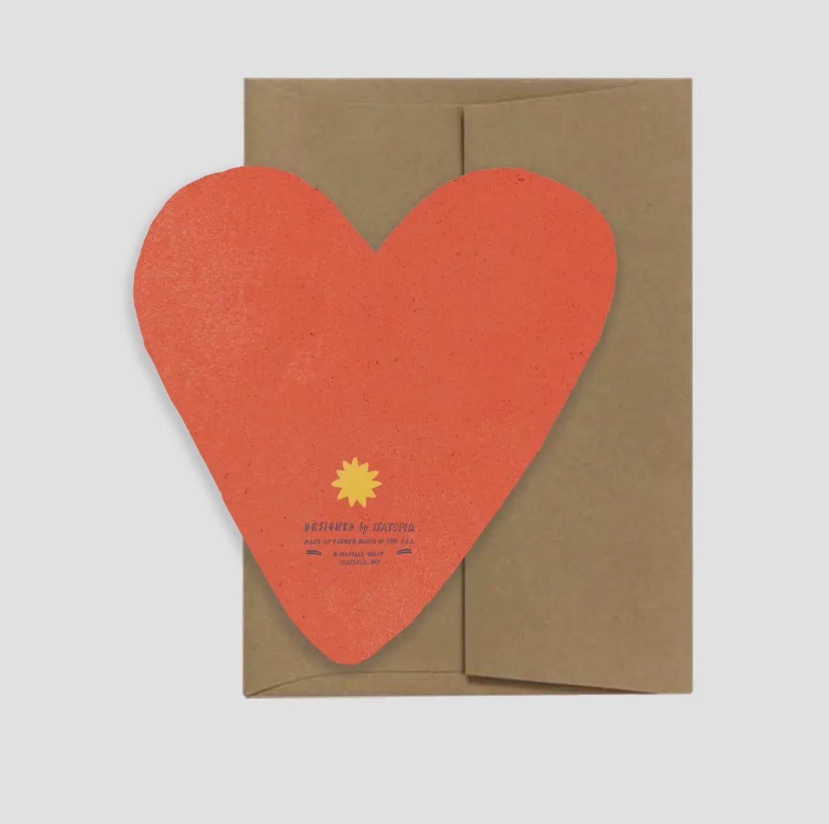 Heart Blink Die Cut Card - Flea Boutiques