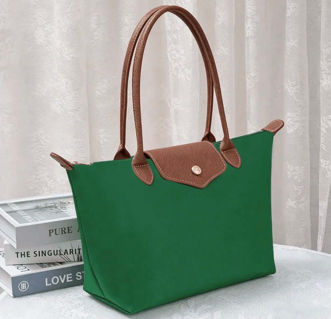 Hila 16in Nylon Tote - Flea Boutiques