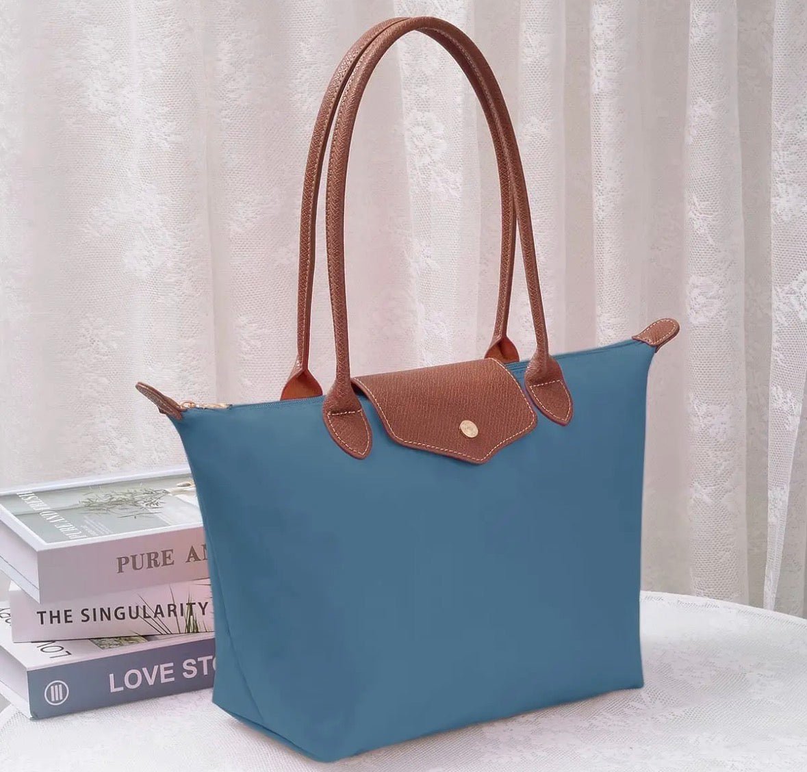 Hila 16in Nylon Tote - Flea Boutiques