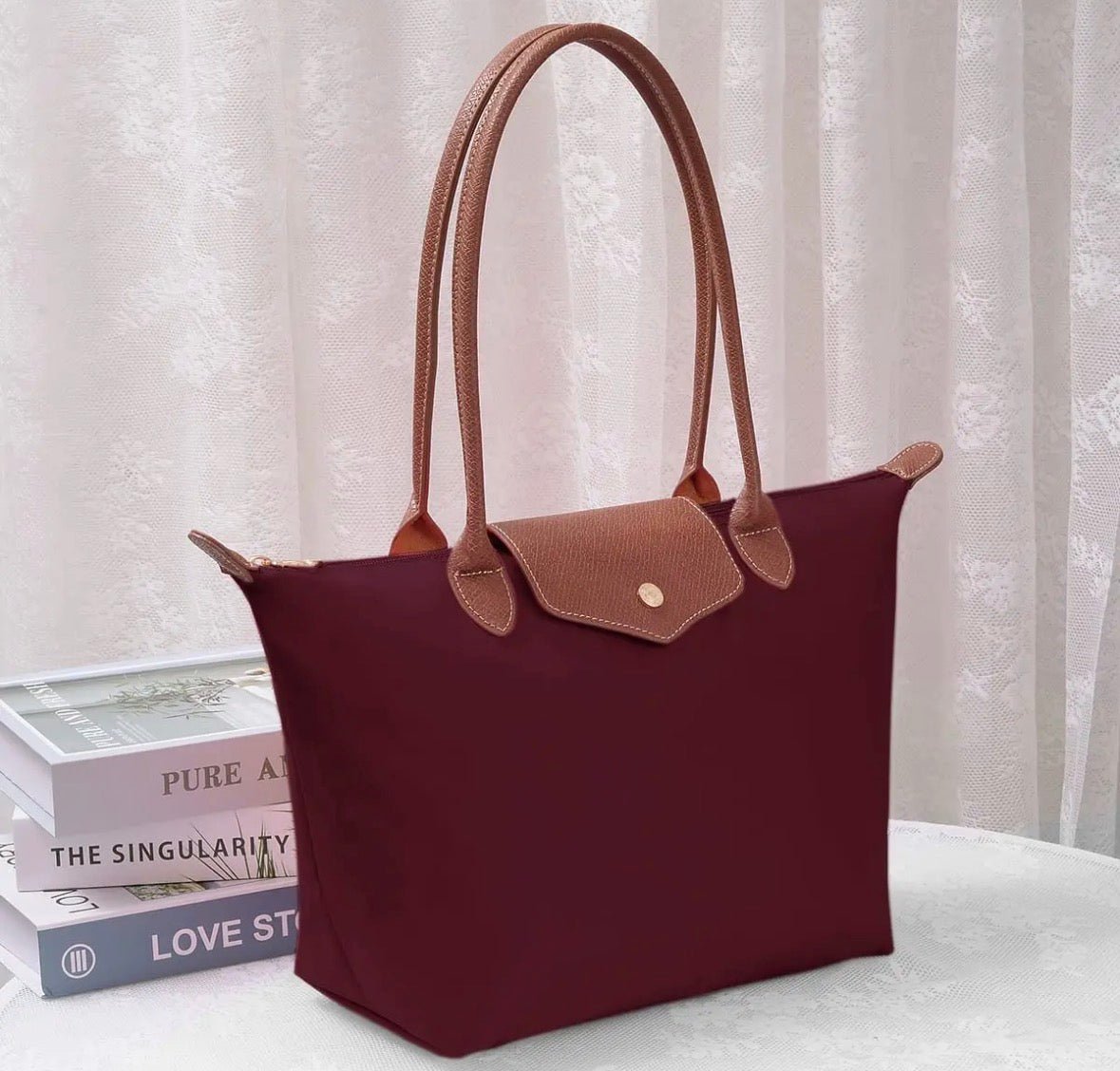 Hila 16in Nylon Tote - Flea Boutiques