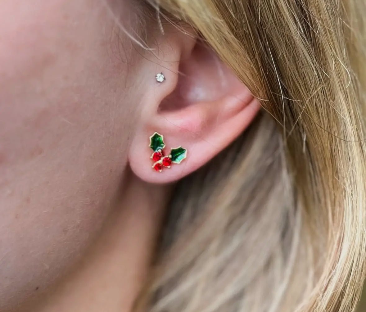Holly Jolly Studs - Flea Boutiques