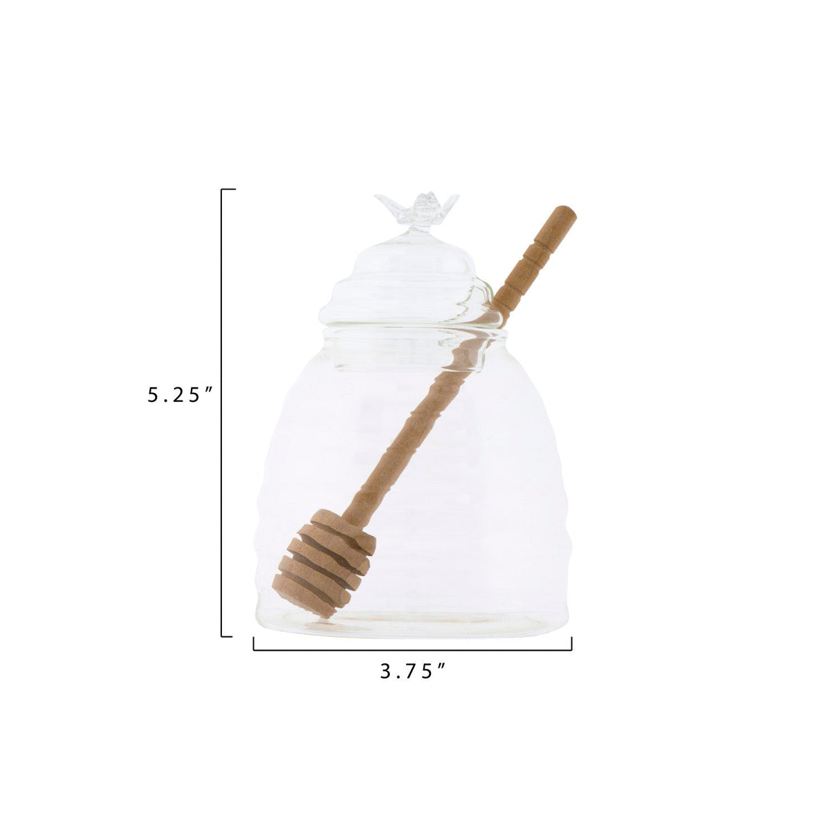 Honey Jar with Dipper - Flea Boutiques