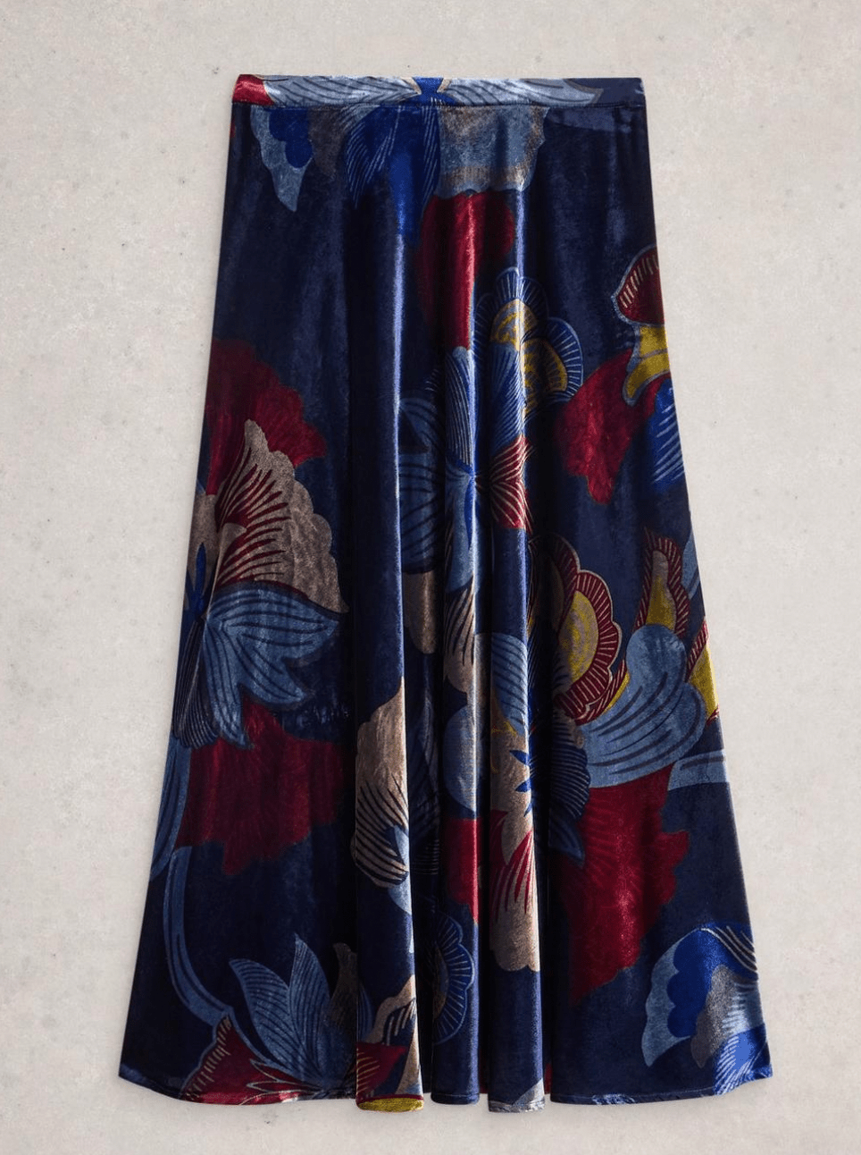 Hope Bias Cut Velvet Skirt - Flea Boutiques