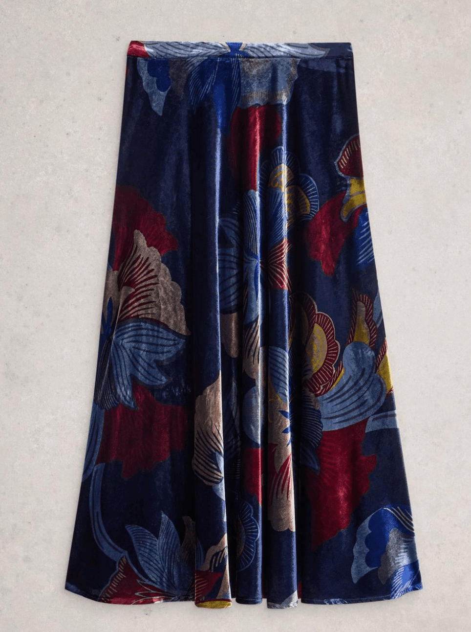 Hope Bias Cut Velvet Skirt - Flea Boutiques