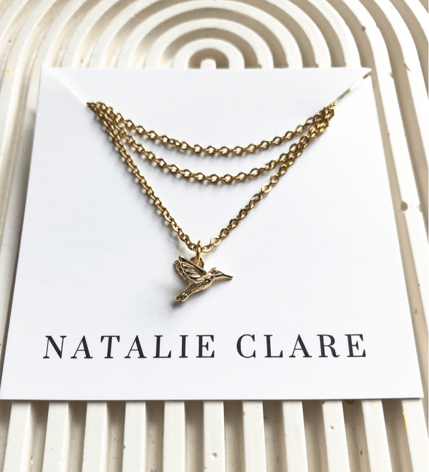 Hummingbird Necklace - Flea Boutiques