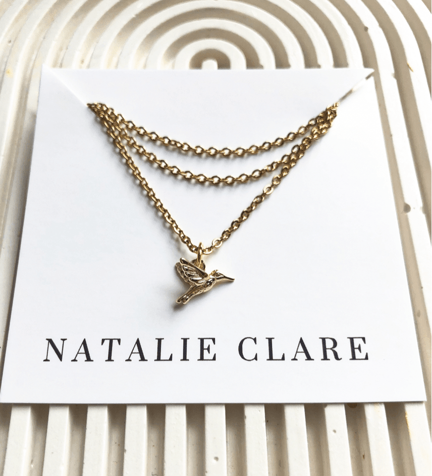 Hummingbird Necklace - Flea Boutiques