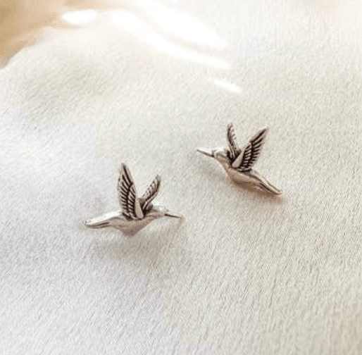 Hummingbird Stud Earrings - Flea Boutiques