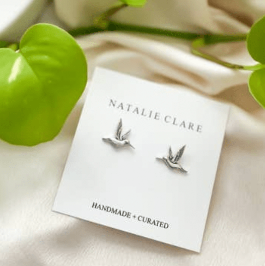Hummingbird Stud Earrings - Flea Boutiques