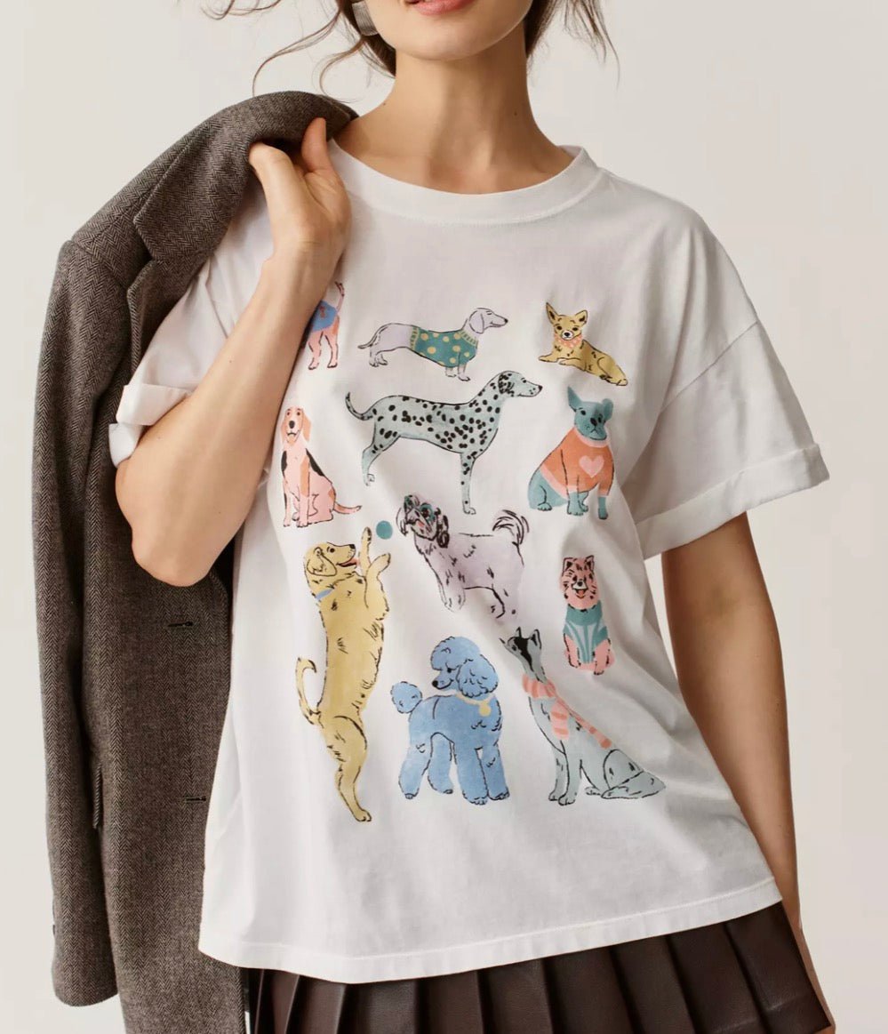 Illustrated Dogs Ted - Flea Boutiques