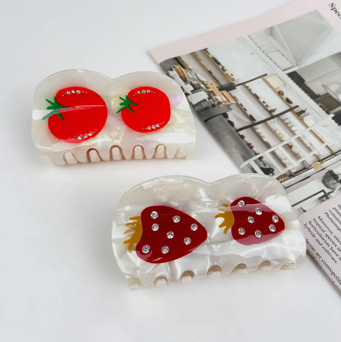 Tomato Hair Clip