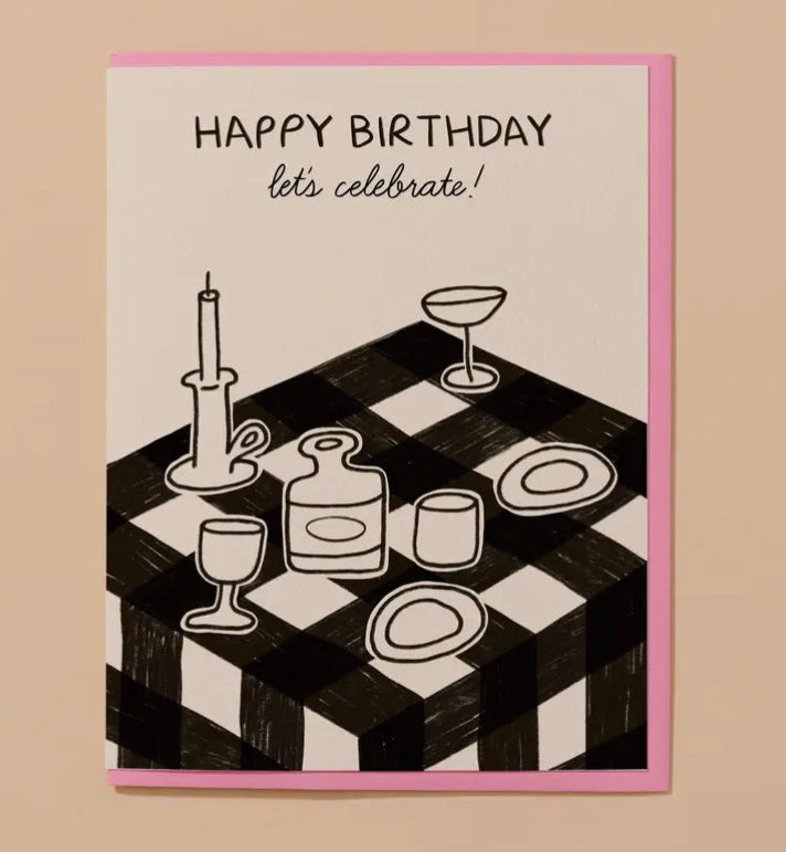 Dinner Party Birthday Card