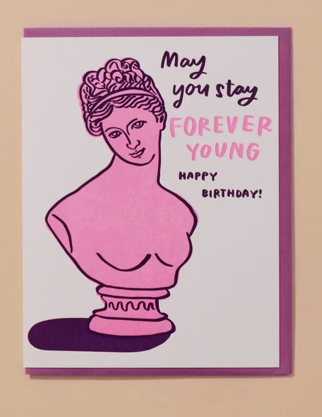 Forever Young Birthday Card
