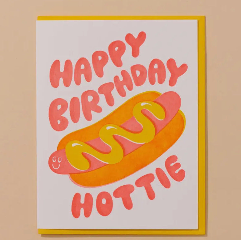 Happy Birthday Hottie Card