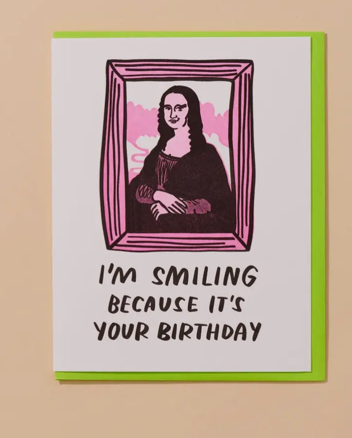 Mona Lisa Fine Art Card