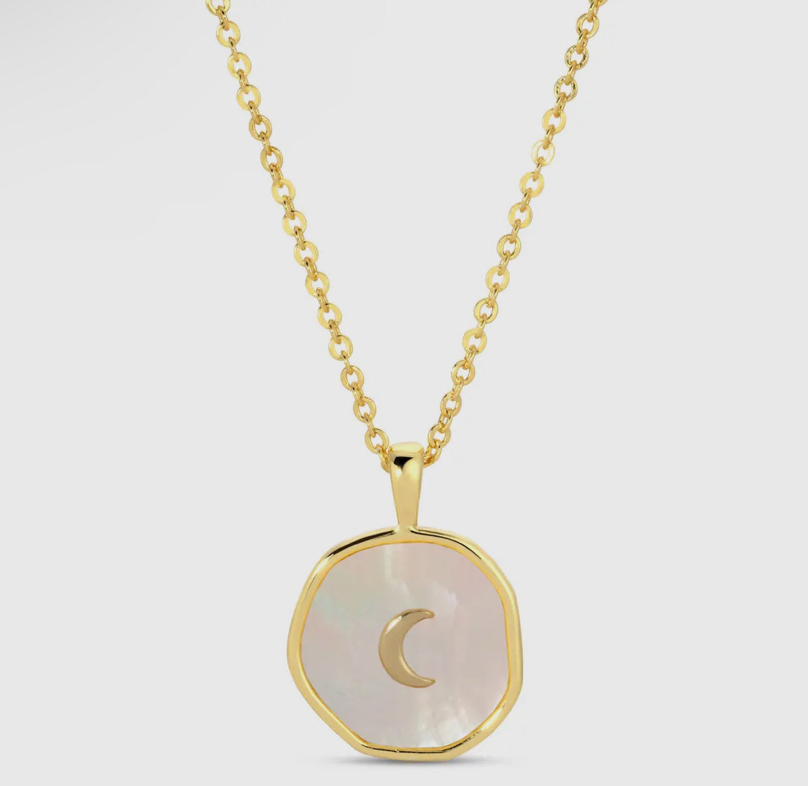 Pendant w Shell + Moon