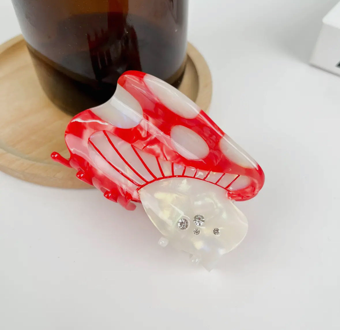 Diamond Mushroom Clip