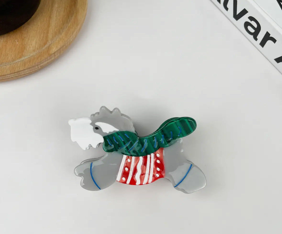 Schnauzer Hair Clip