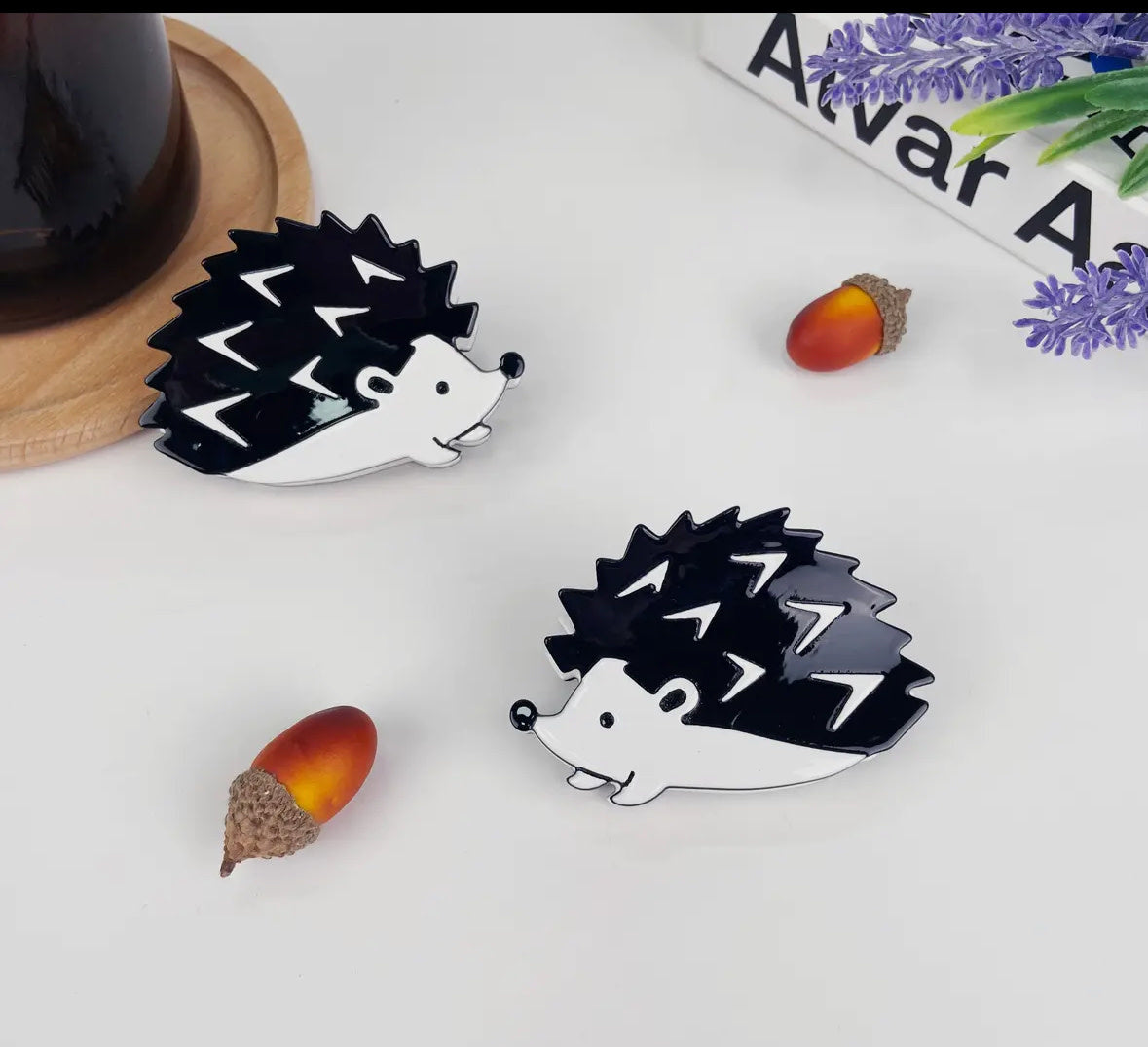 Hedgehog Claw Clip