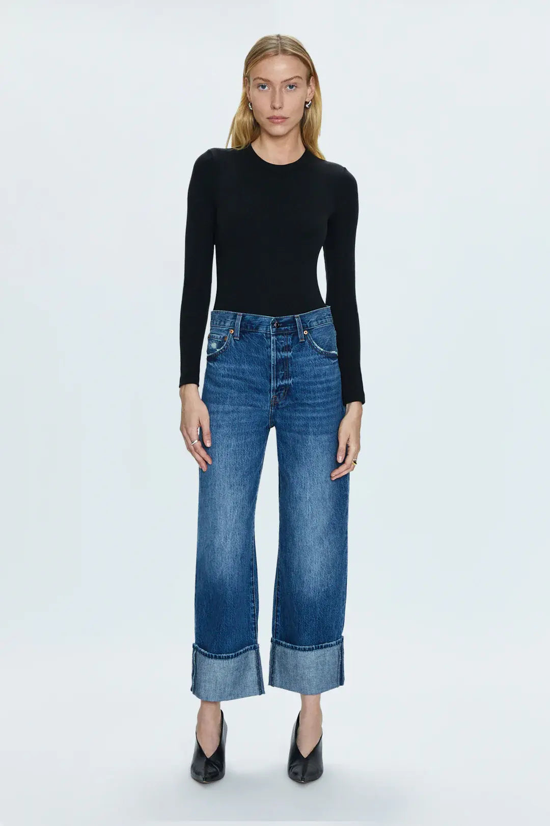 Ryder Hi Rise Cuffed Straight