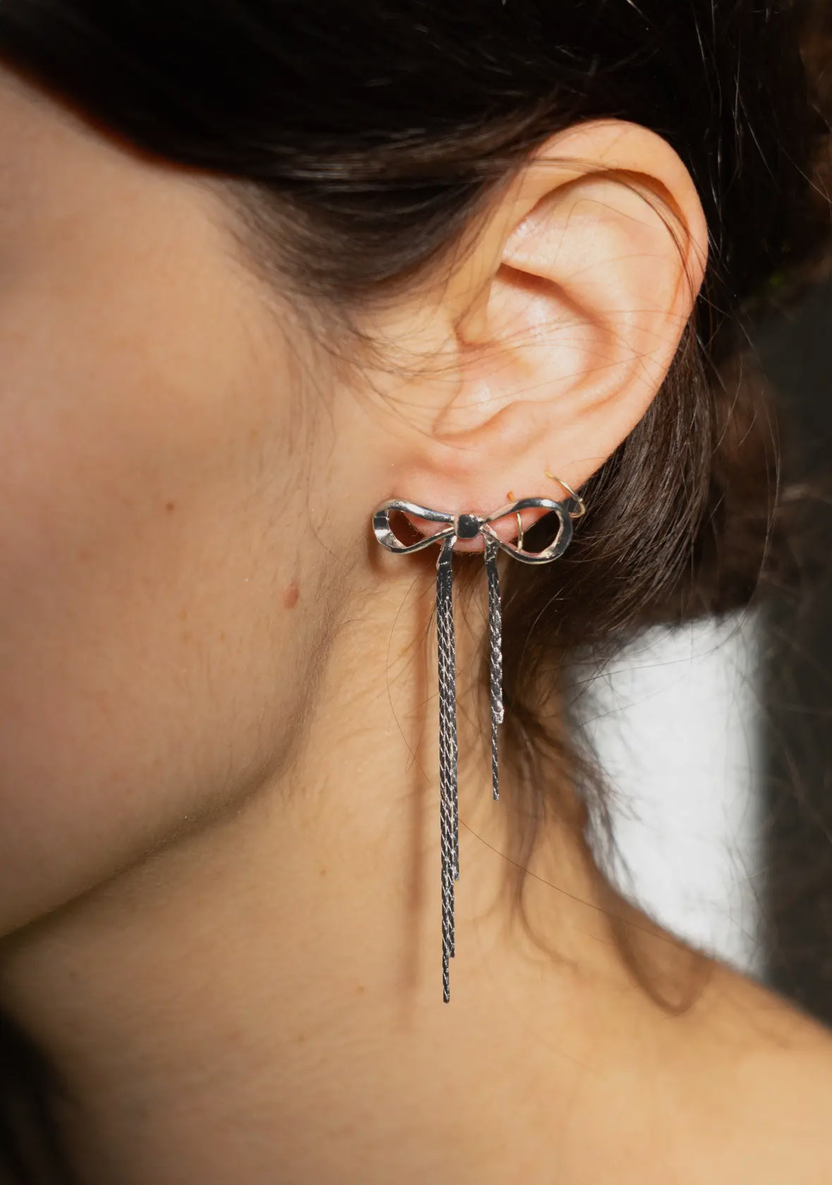 Disco Bow Earrings