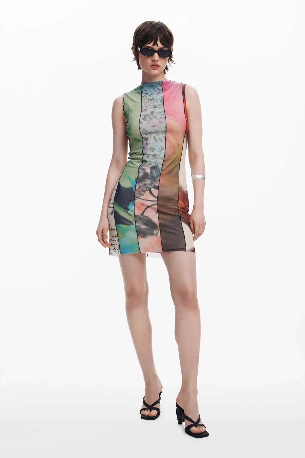 Panel Mini Dress