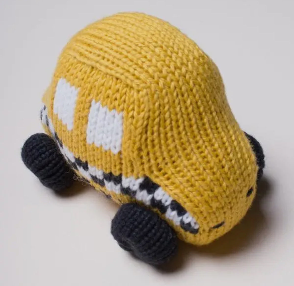 Handmade Organic Taxi Rattle