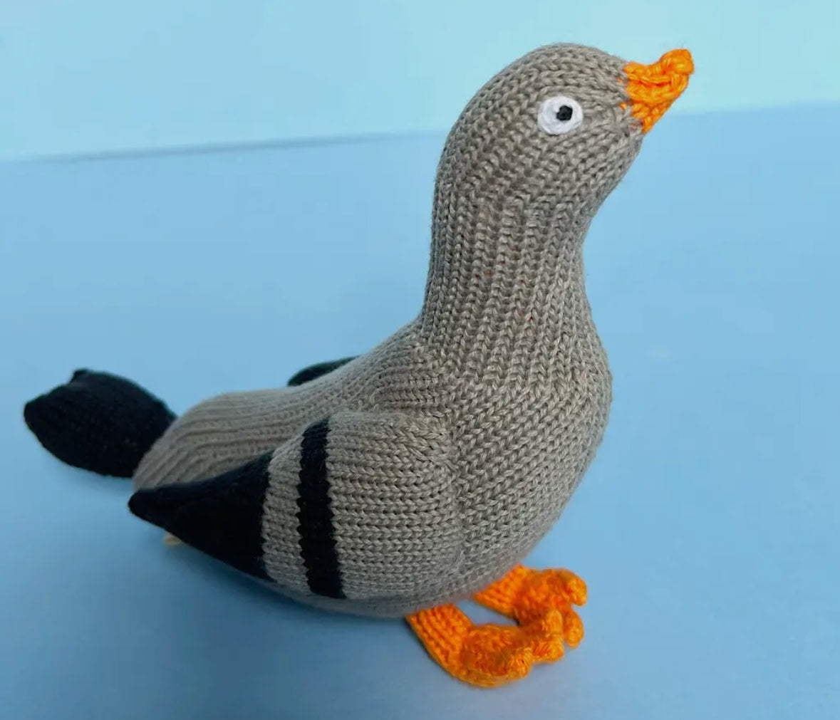 Handmade Organic Pigeon Rattle