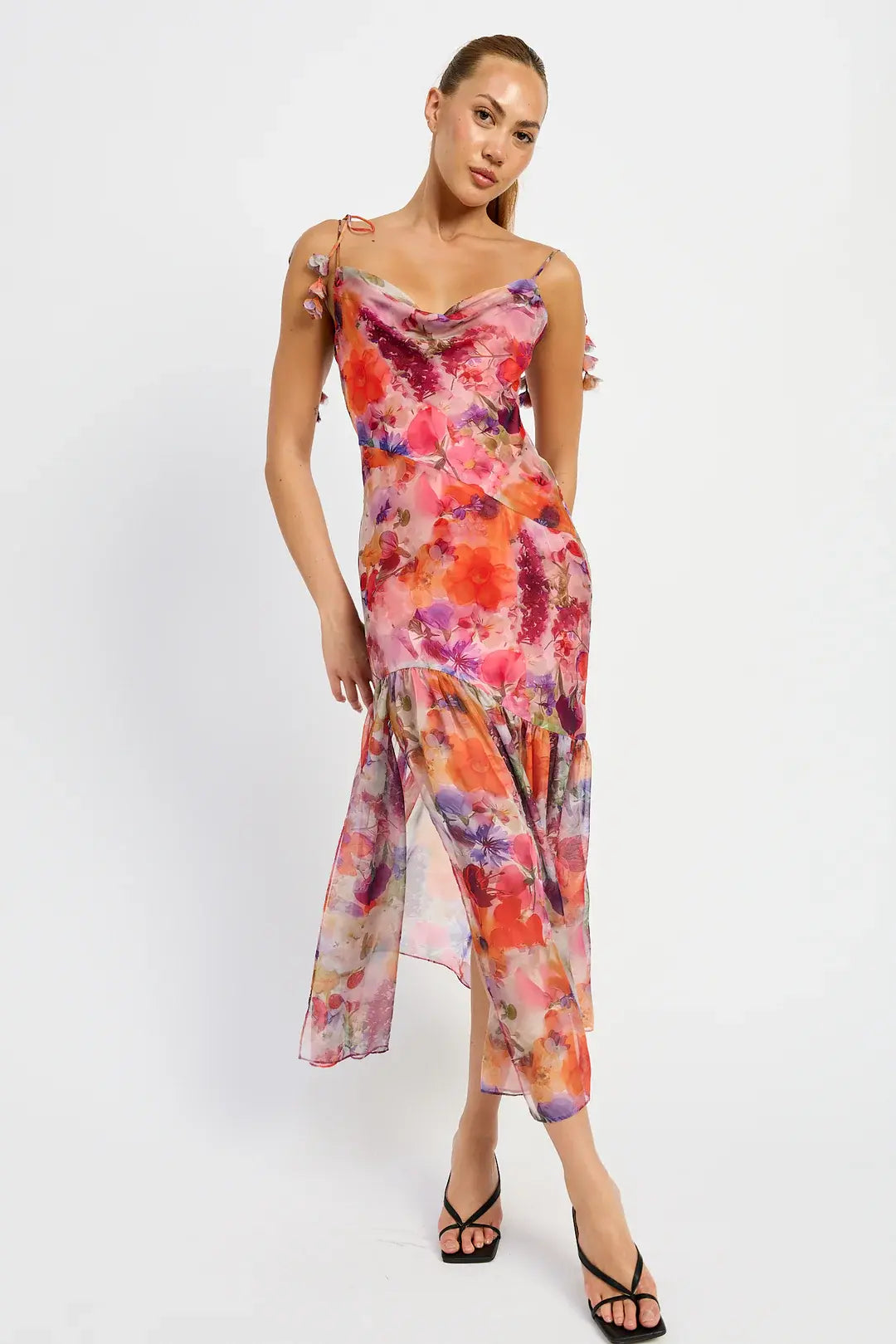 Magnolia Cowl Neck Dress