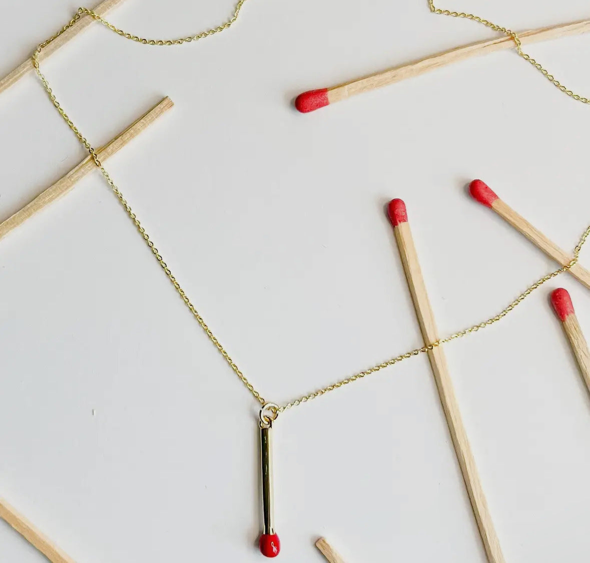 Matchstick Necklace