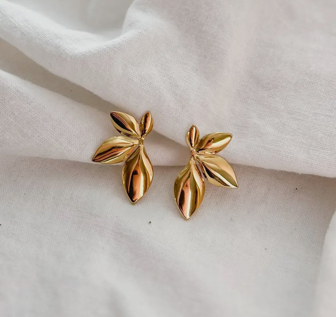 Leaf Statement Earrings