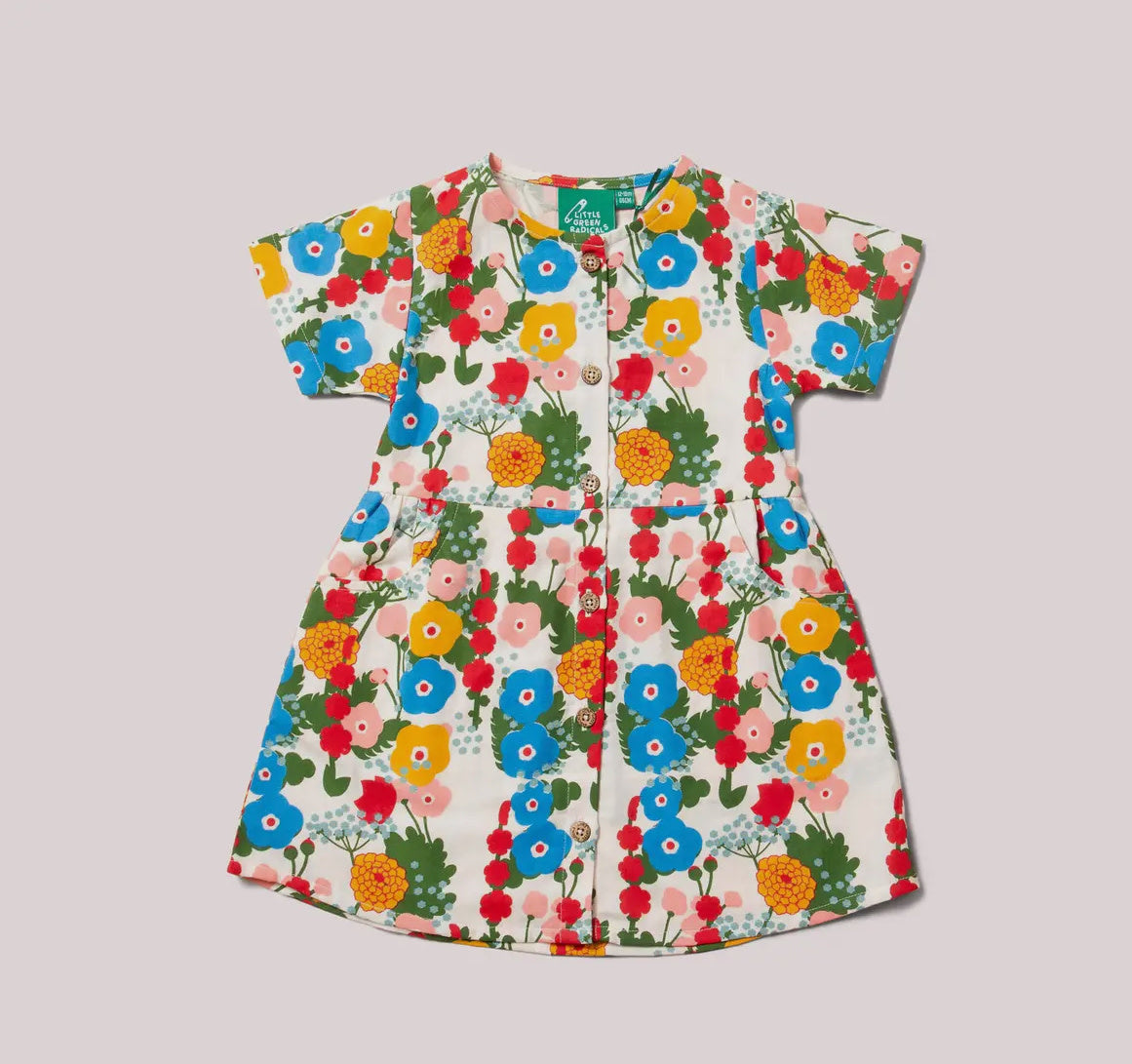 Flora & Fauna Short Sleeve Dress