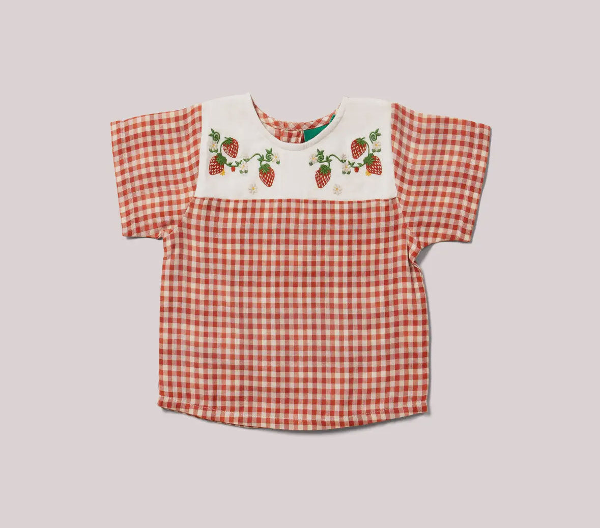 Little Red Check Top