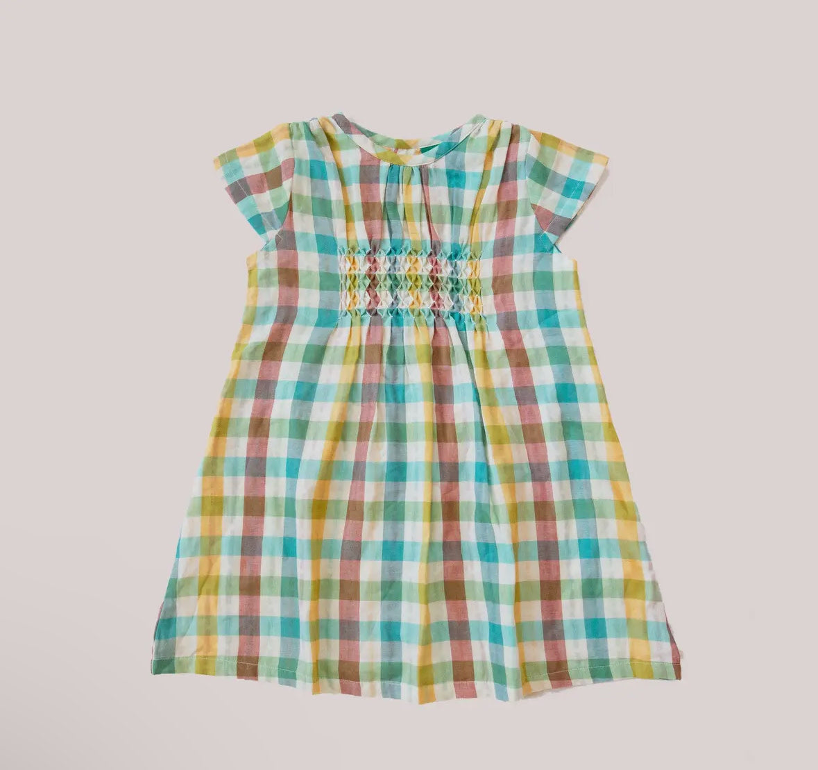 Rainbow Smocked Dress