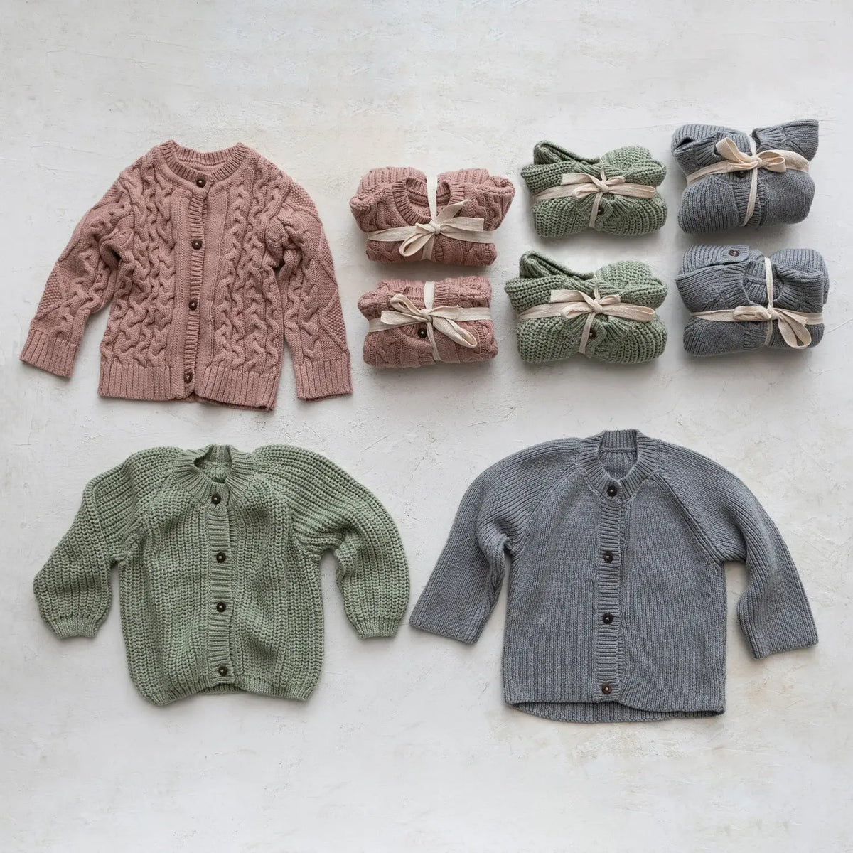 Cardigan w/ Wood Buttons