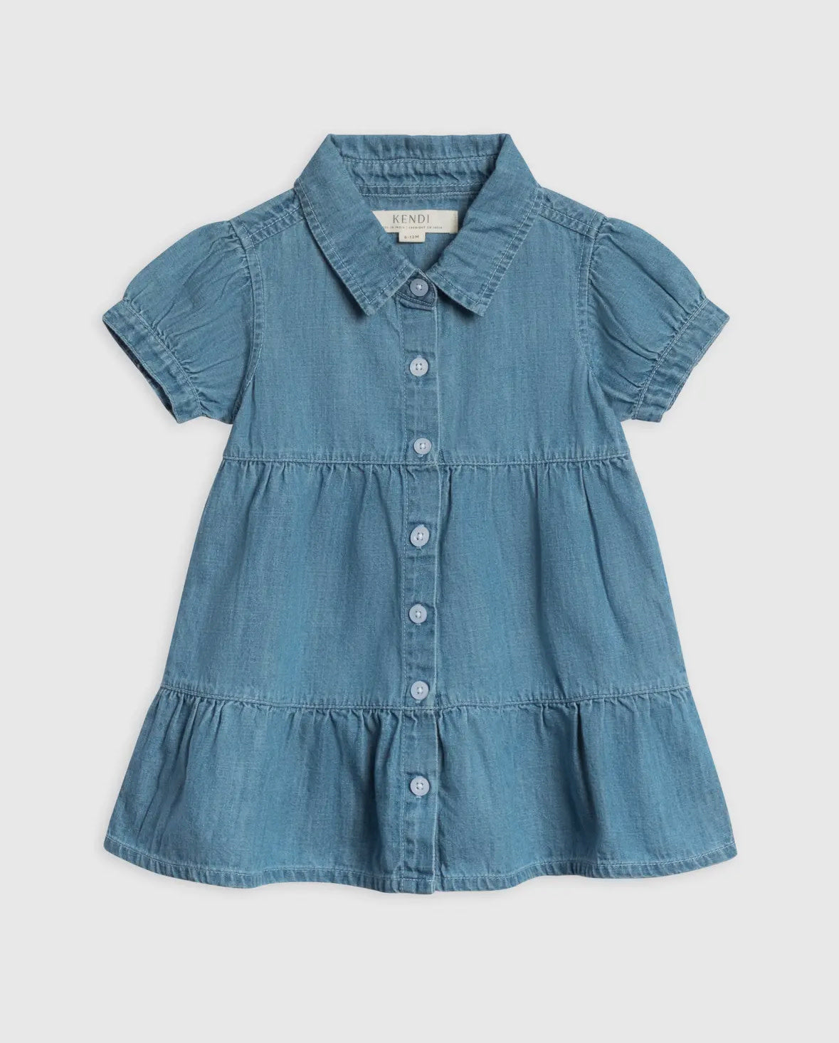 Organic Chambray Shirt Dress