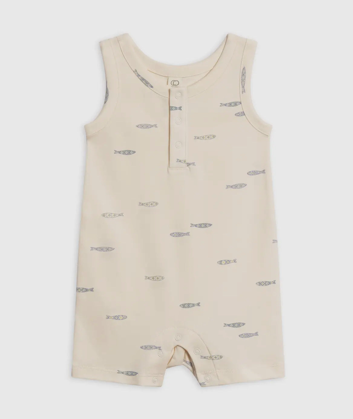 Organic Baby Fish Romper