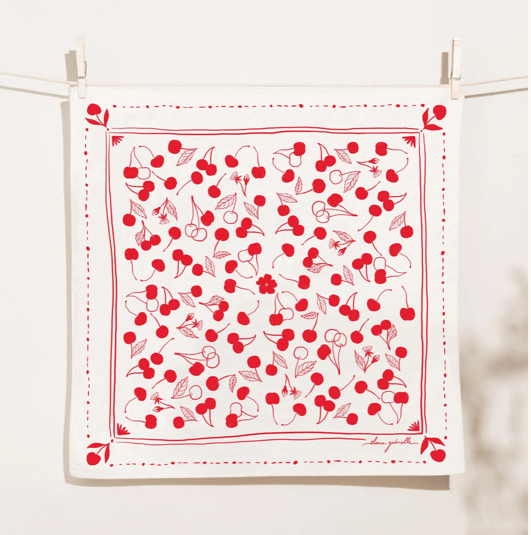 Cherries Cotton Bandana
