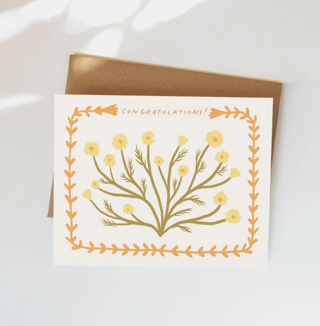 Chamomile Greeting Card