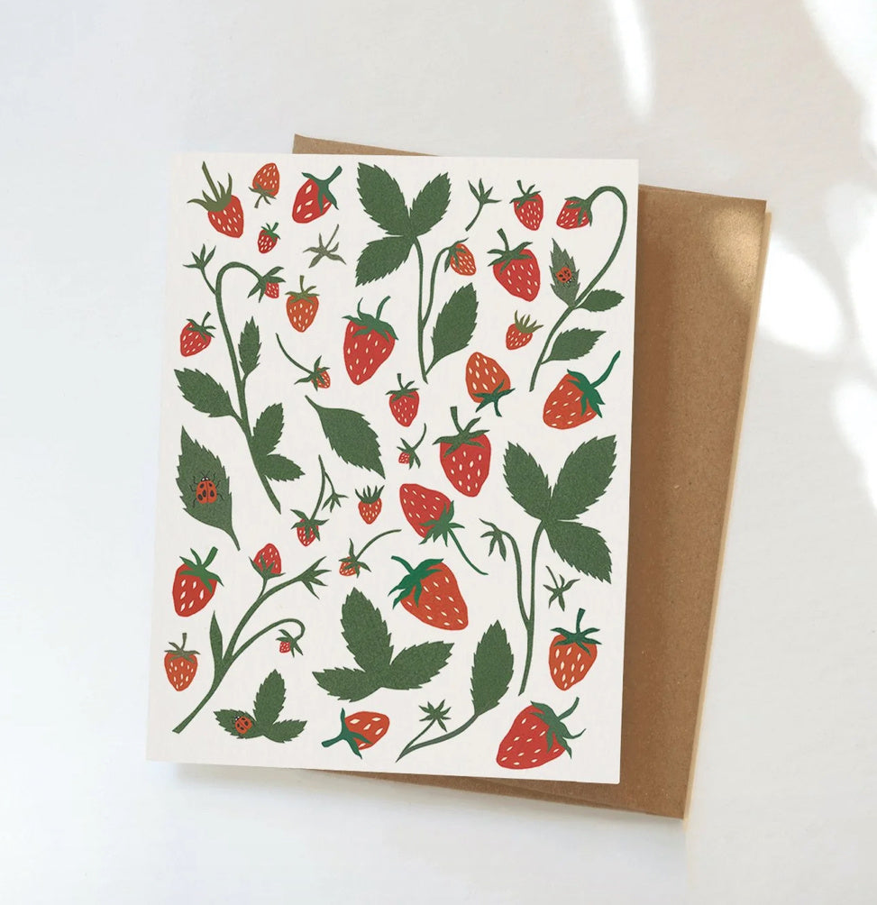 Strawberry Greeting Card