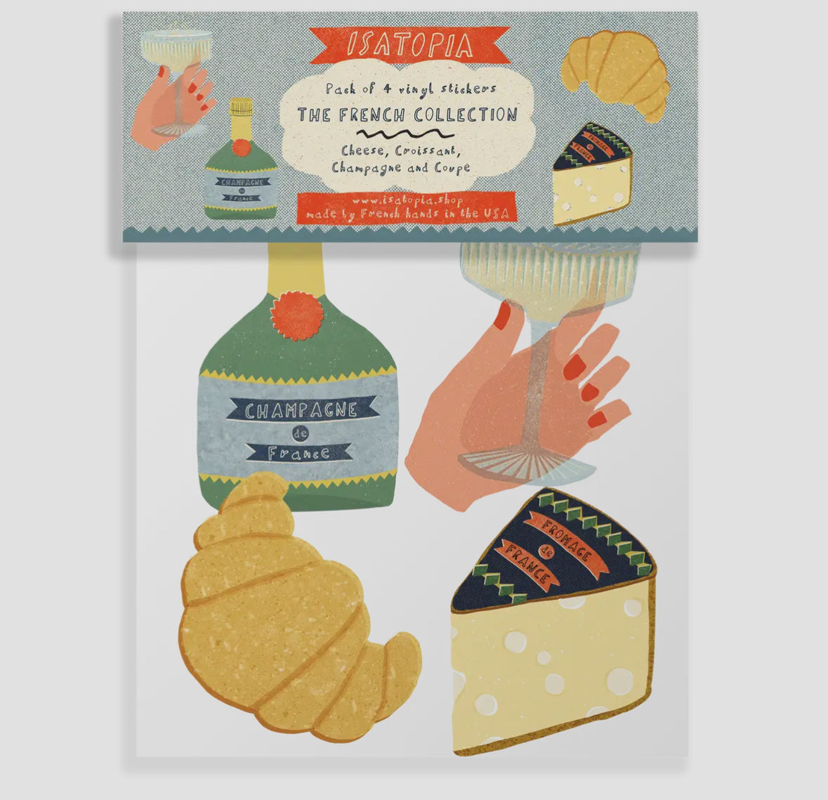 French Stickers Pack