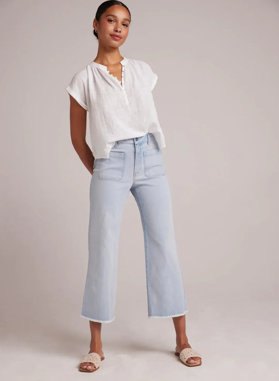 Sarah FrayHem Wide Leg Crop