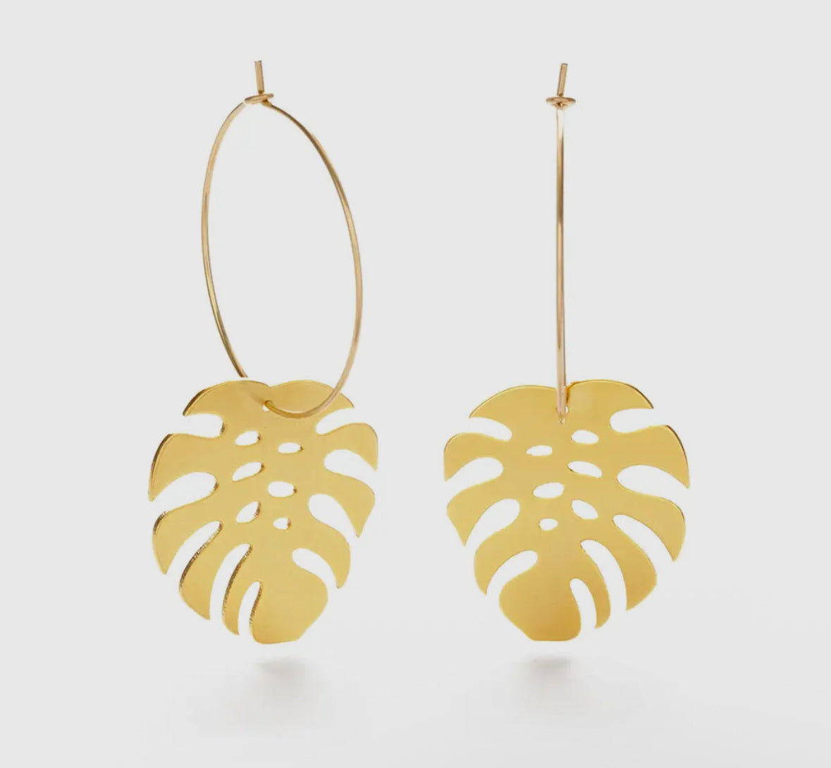 Monstera Hoops
