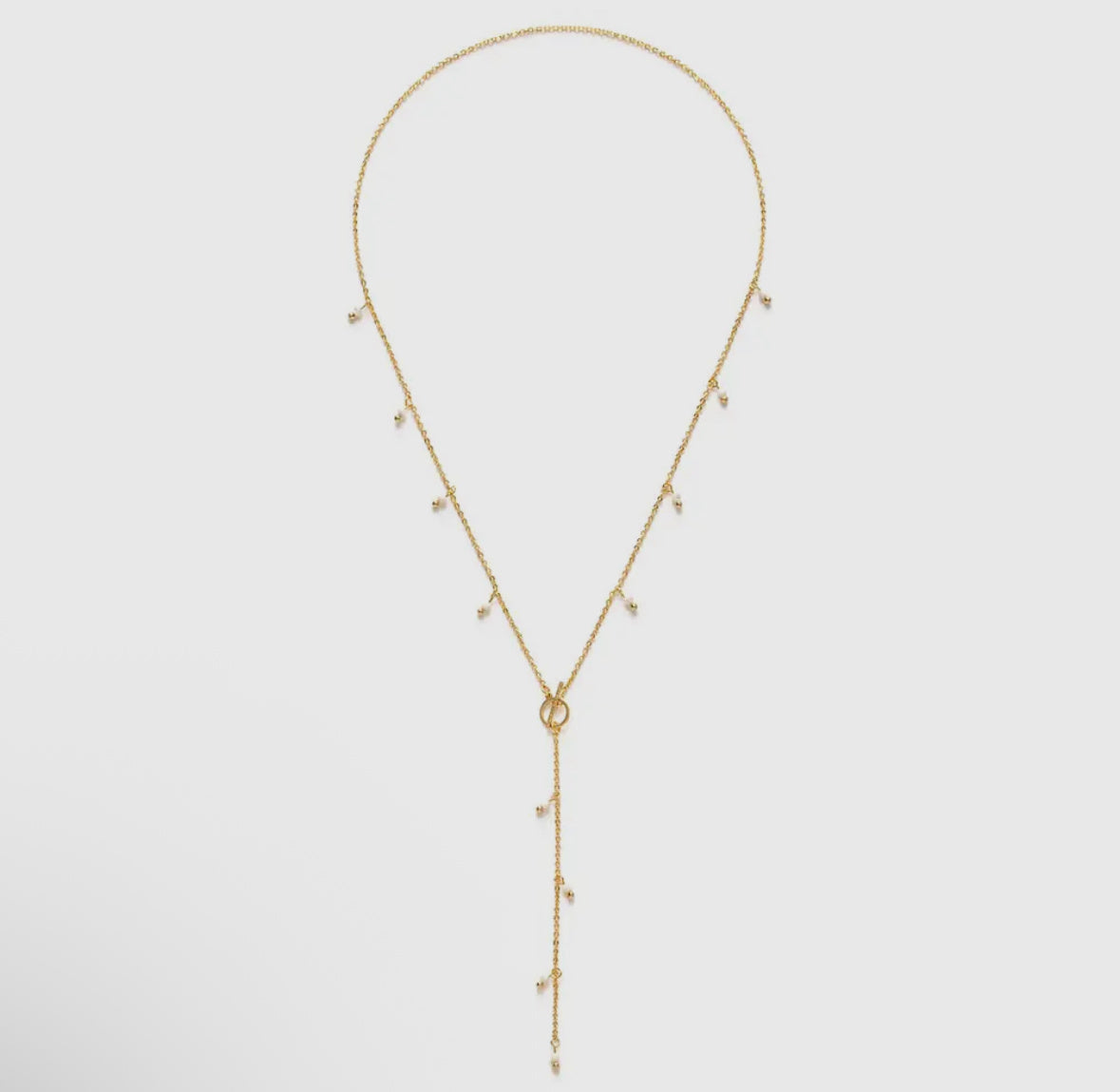 Beaded Lariat Necklace