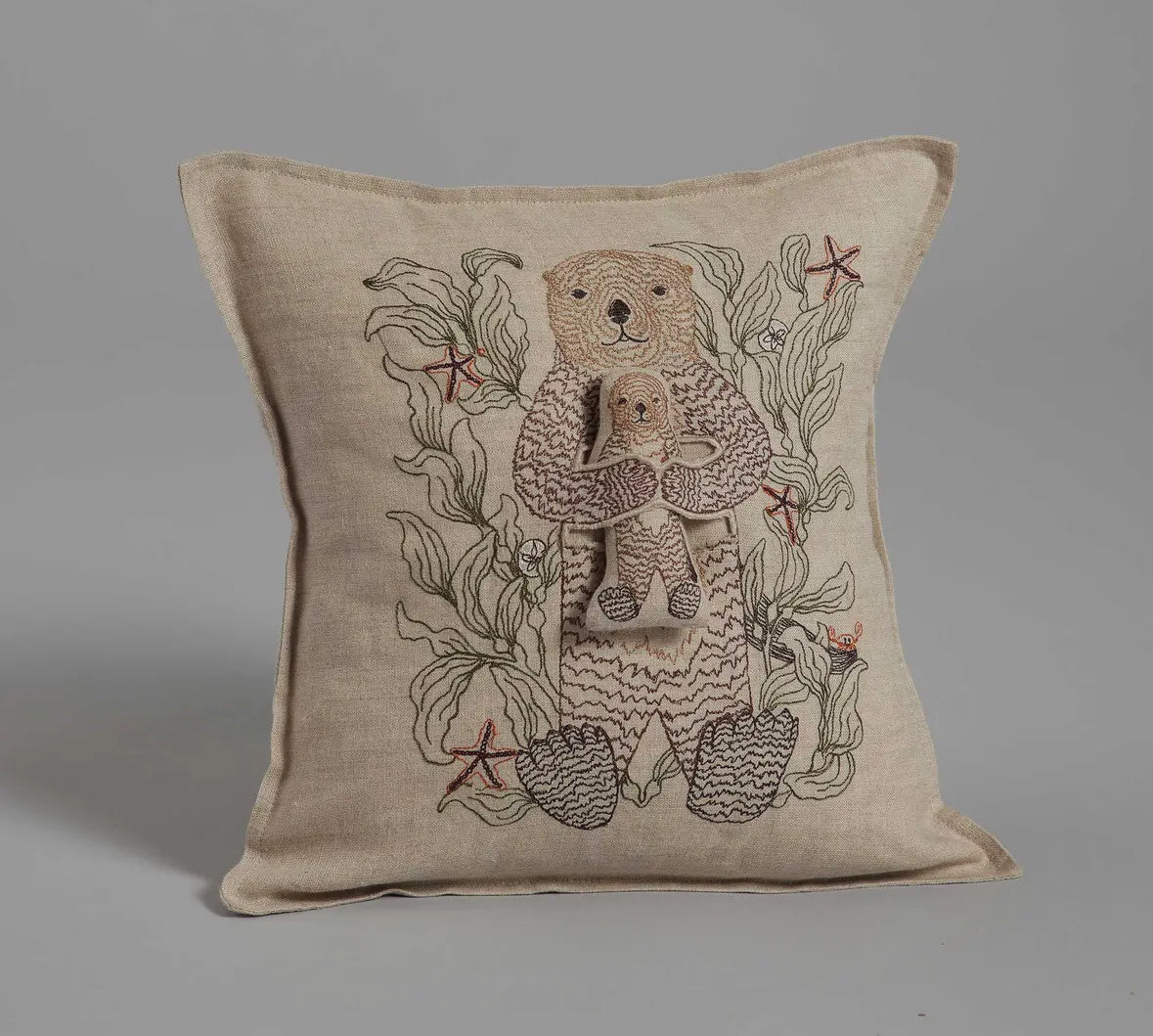 Otter Mama Pocket Pillow