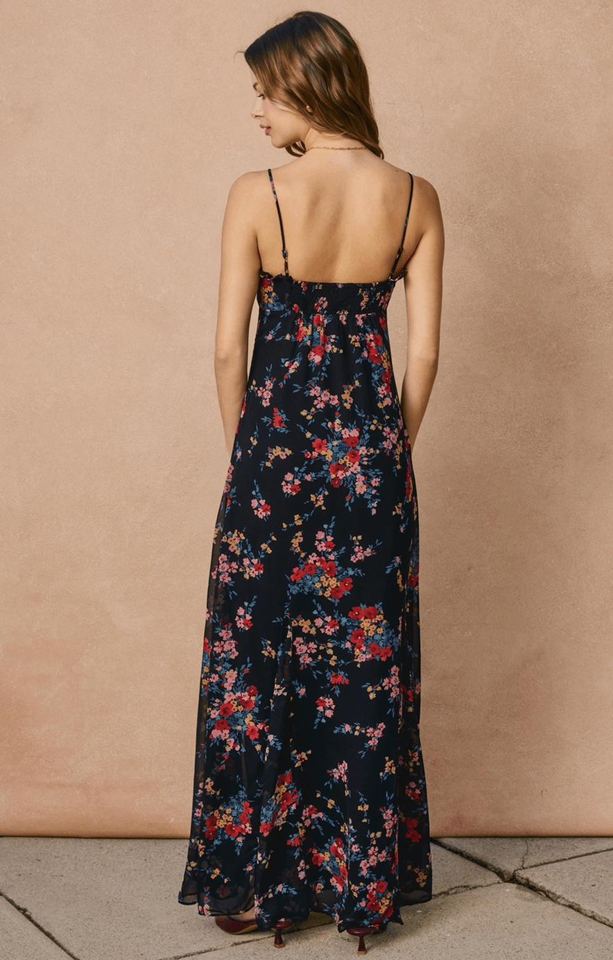 In A Mood Ruffle Maxi Dress - Flea Boutiques