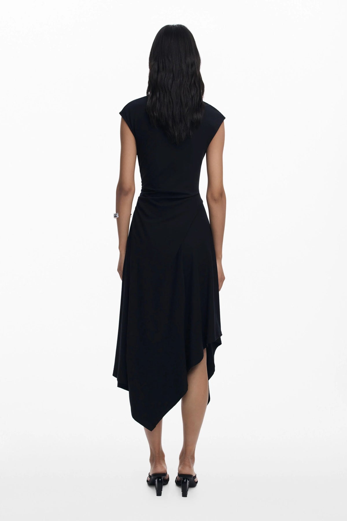 Irregular Floral Dress - Flea Boutiques