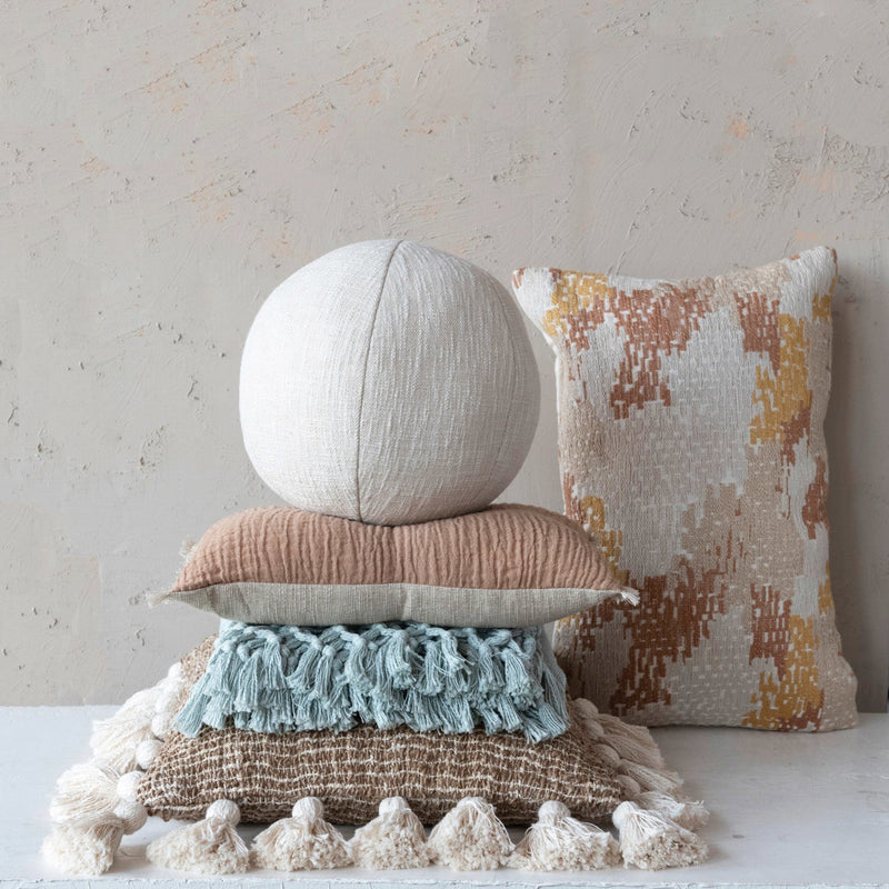 Jacquard Lumbar Pillow - Flea Boutiques