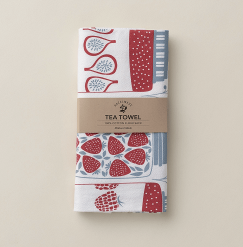 Jam Jars Tea Towel - Flea Boutiques