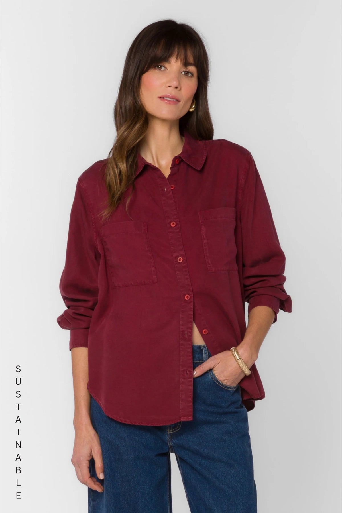 James Long Sleeve Button Down - Flea Boutiques