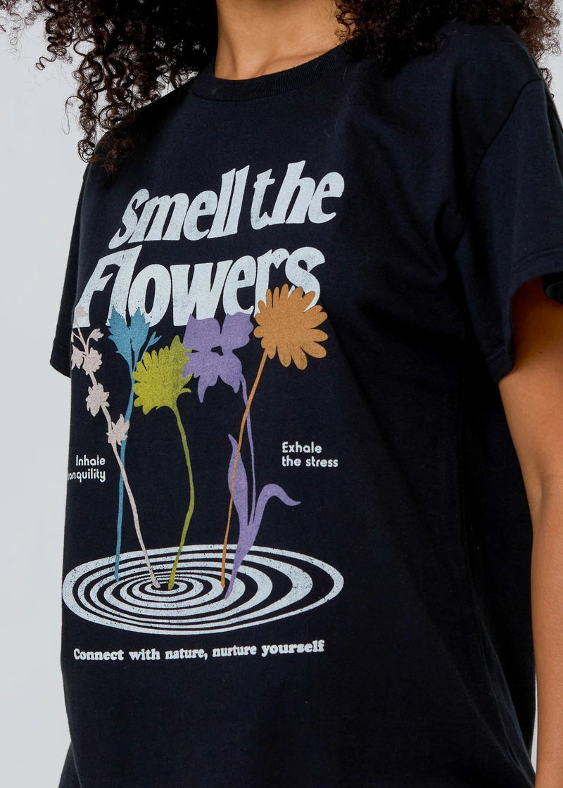 Kid Dangerous Smell The Flowers Tee - Flea Boutiques